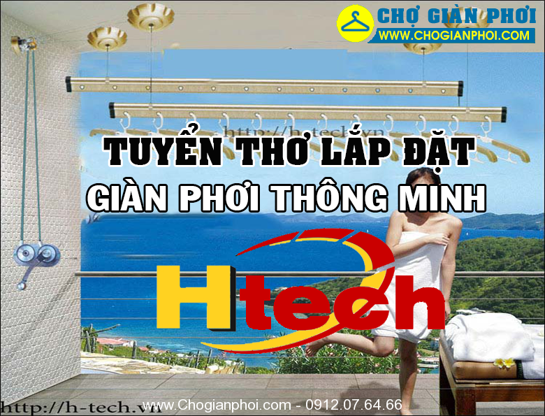 Tuyển thợ lắp đặt giàn phơi, lưới an toàn , bạt che nắng tại Hà Nội 2017