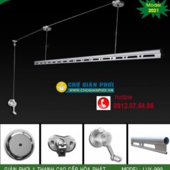 Giàn phơi cao cấp 1 thanh Hoà Phát LUX-9500